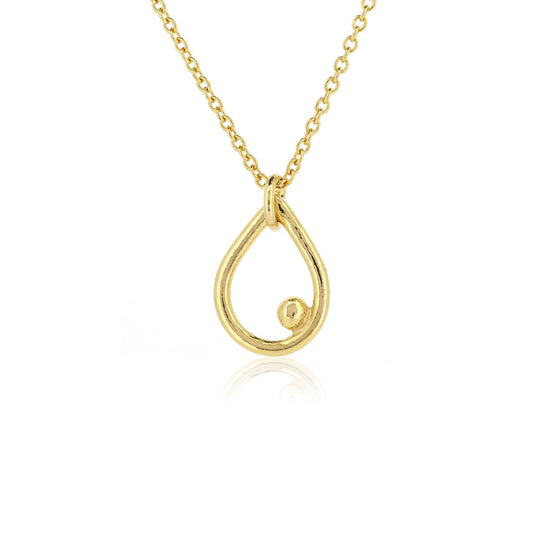 Iris Necklace - Yellow Gold Vermeil Necklace