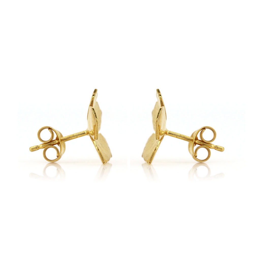 Blossom Small Stud Earrings - Yellow Gold Vermeil Stud Earrings