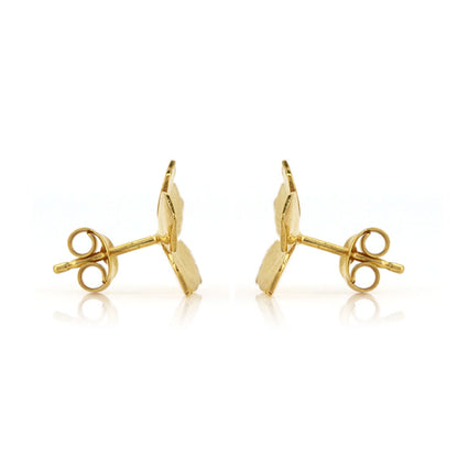 Blossom Small Stud Earrings - Yellow Gold Vermeil Stud Earrings