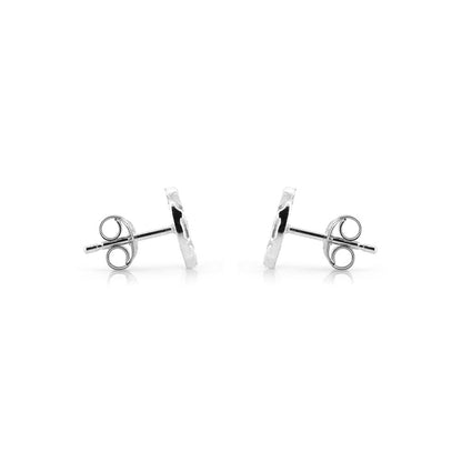 Falling Leaves Stud Earrings - Sterling Silver Stud Earrings