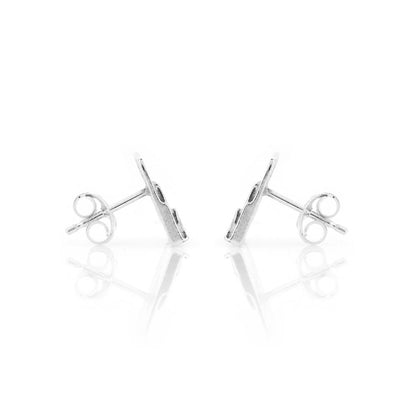 Mount Fuji Stud Earrings - Sterling Silver Stud Earrings