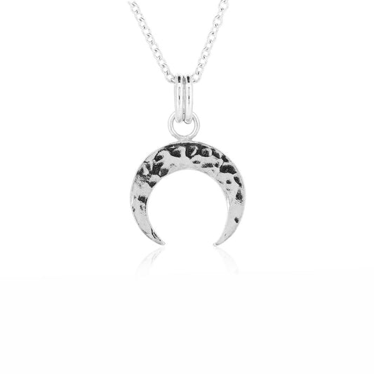 Lunula Amulet Necklace - Sterling Silver Necklace