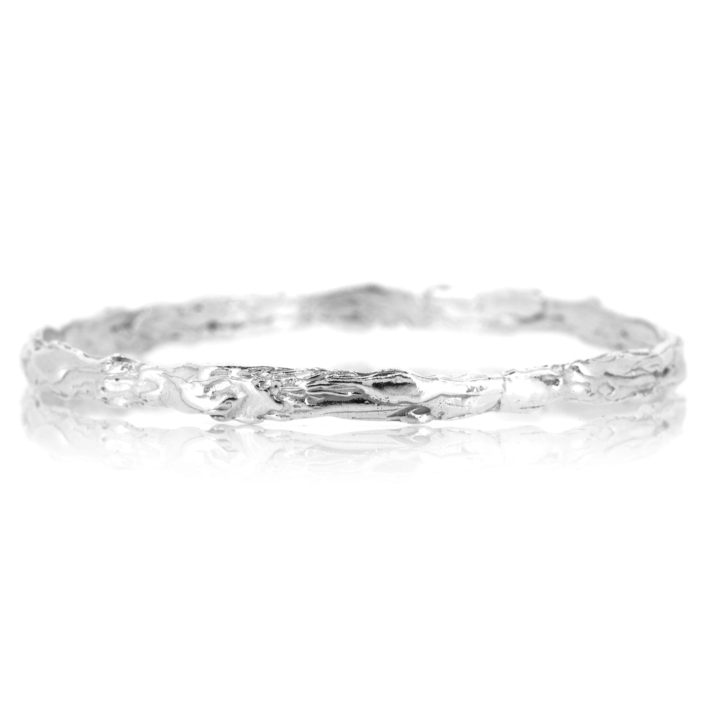 Tidal Bangle - Sterling Silver - Large