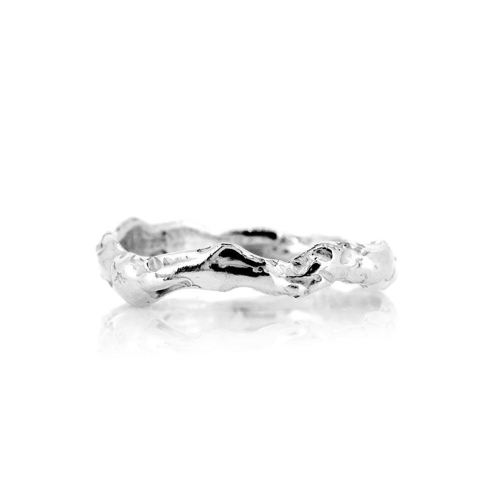Tidal Light Weight Ring - Sterling Silver Rings