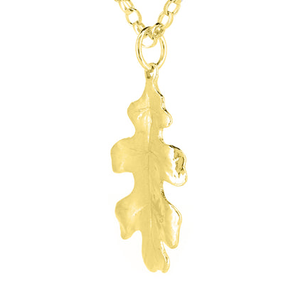 Oak Leaf Large Necklace - Yellow Gold Vermeil