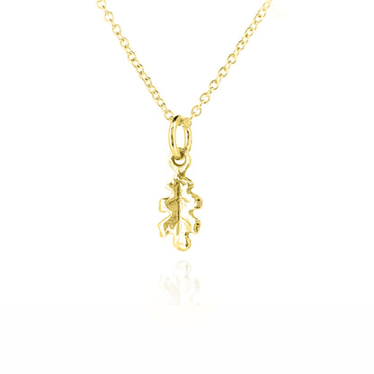 Oak Leaf Small Necklace - Yellow Gold Vermeil