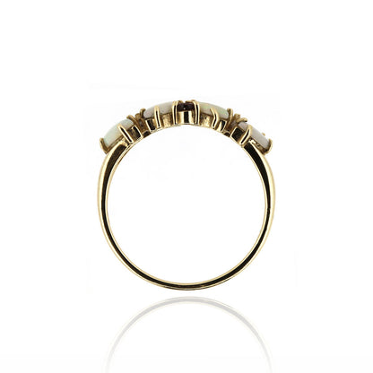 Pre-Owned - Opal And Ruby Ring Rings