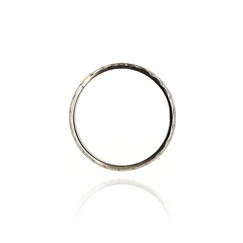 Vintage - Platinum Wedding Band Ring Rings