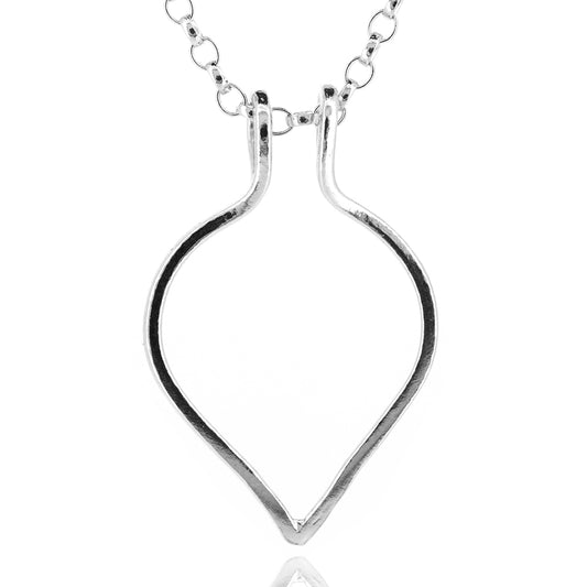 Ring Keeper Necklace - Sterling Silver