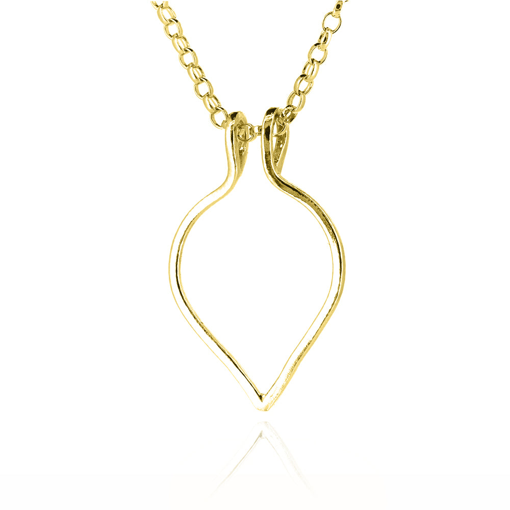 Ring Keeper Necklace - Yellow Gold Vermeil