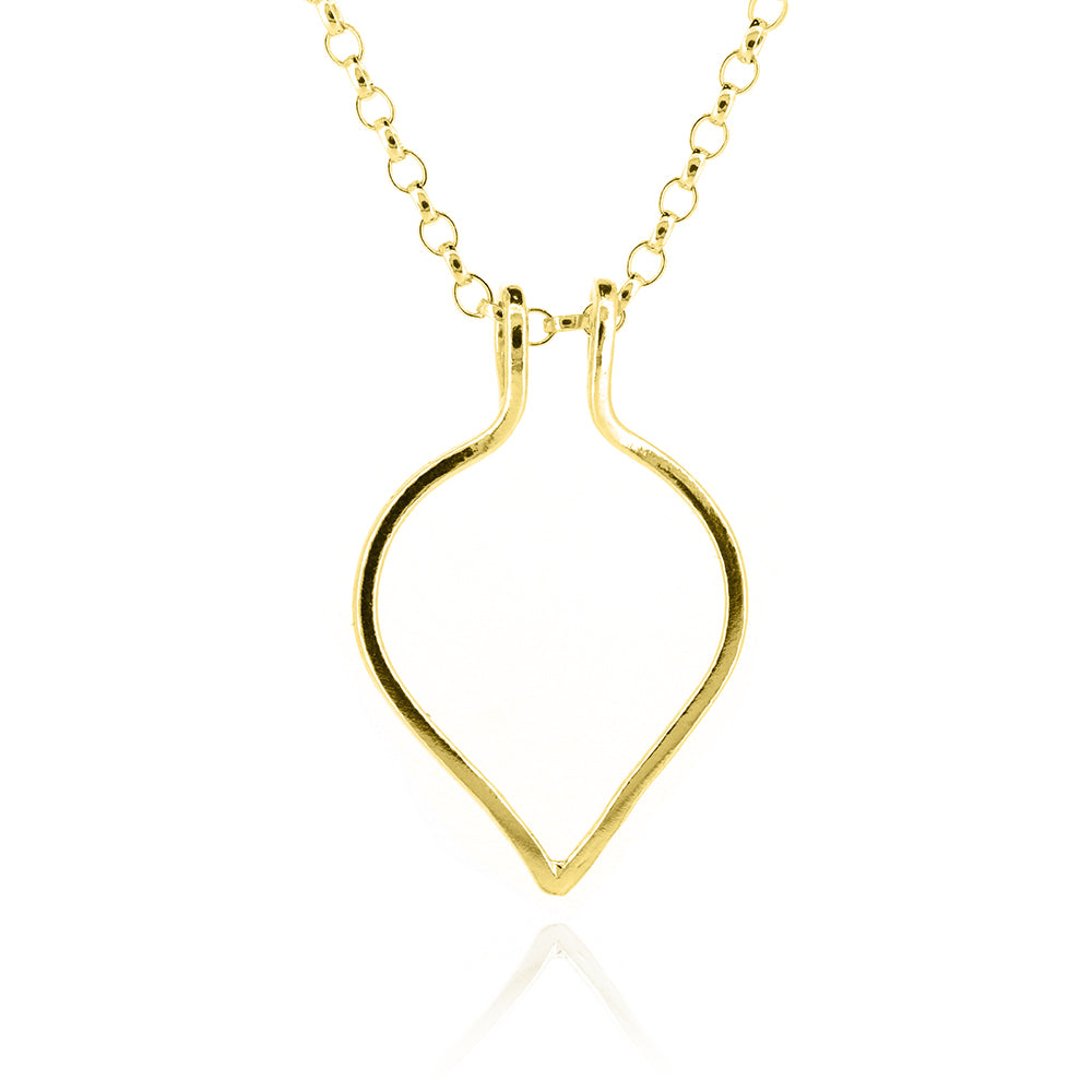 Ring Keeper Necklace - Yellow Gold Vermeil