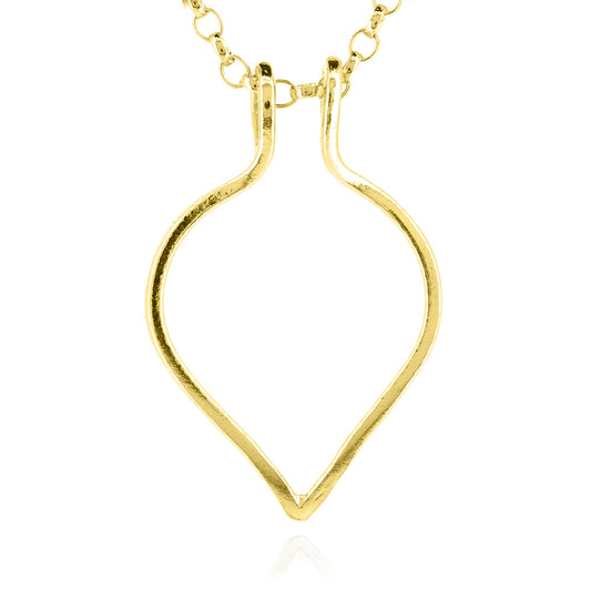 Ring Keeper Necklace - Yellow Gold Vermeil