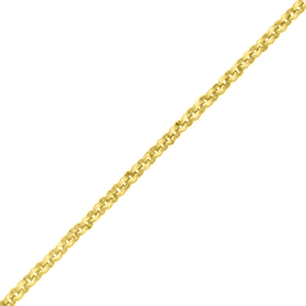 Round Belcher Bracelet - Yellow Gold Vermeil - 7.5 Inch (19cm) Length, 2.25mm width