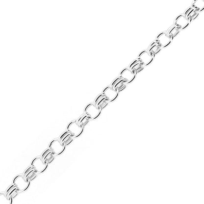 Circle and Cross Bars Bracelet Handmade - Sterling Silver Bracelets