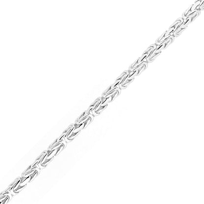 Square Byzantine Bracelet - Sterling Silver Bracelets