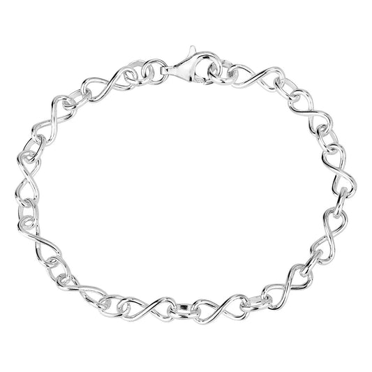 Infinity Link Bracelet - Sterling Silver Bracelets
