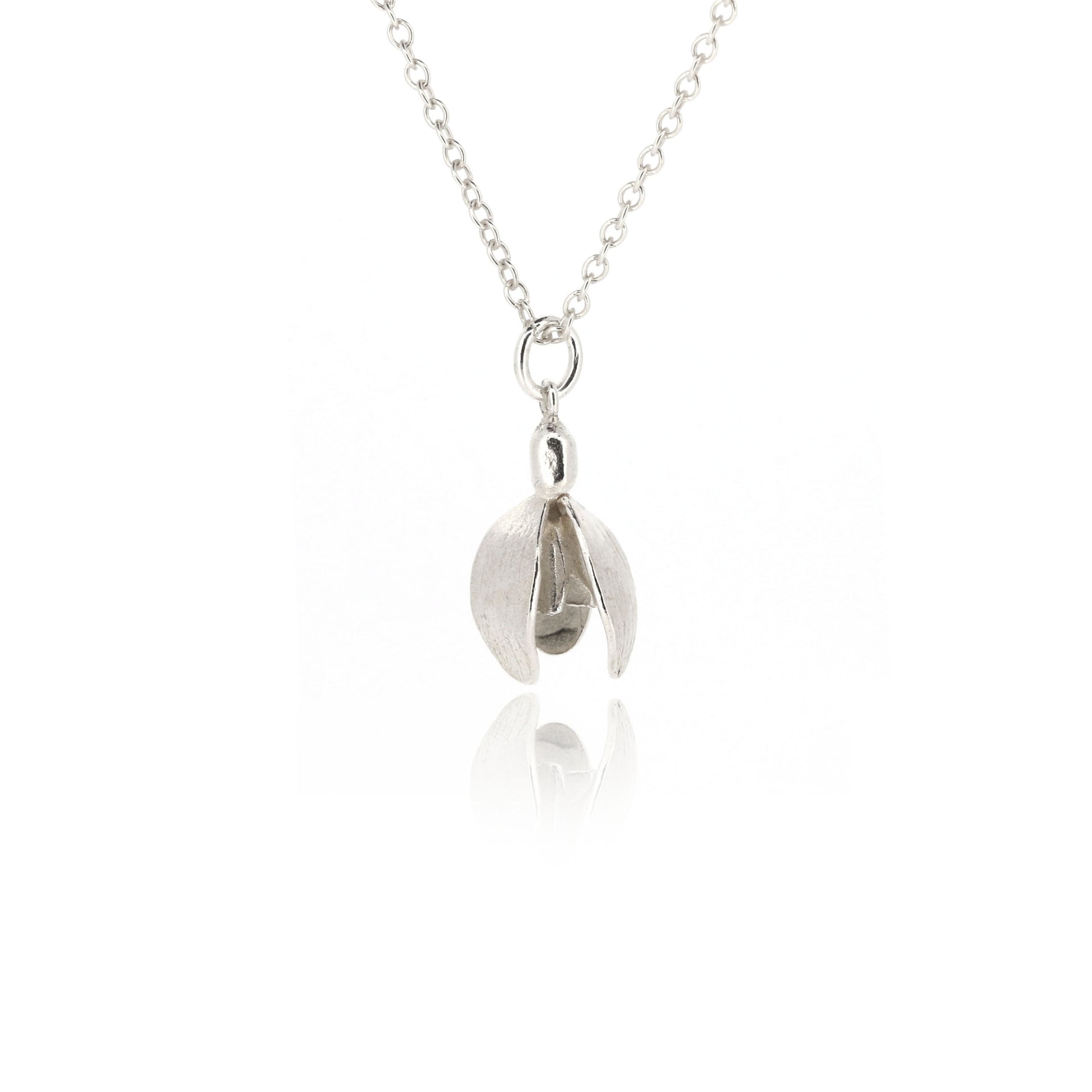 Snowdrop Necklace - Sterling Silver Necklace