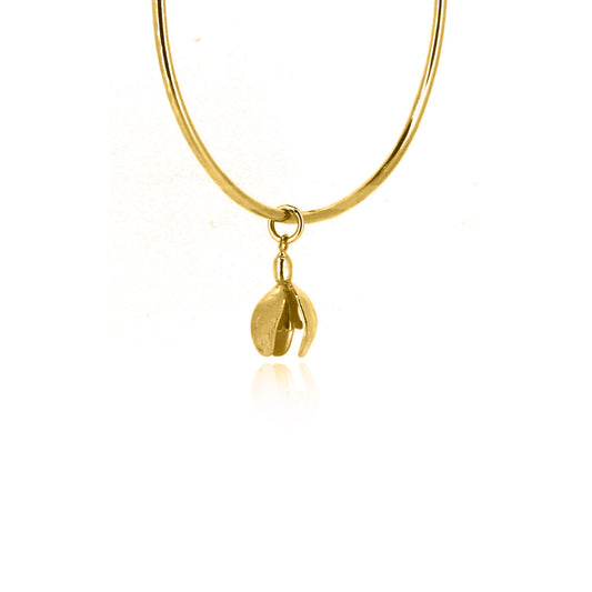 Snowdrop Charm Bangle - Yellow Gold Vermeil Bangles