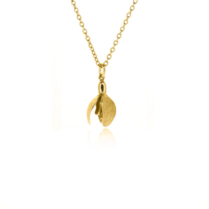 Snowdrop Necklace - Yellow Gold Vermeil Necklace