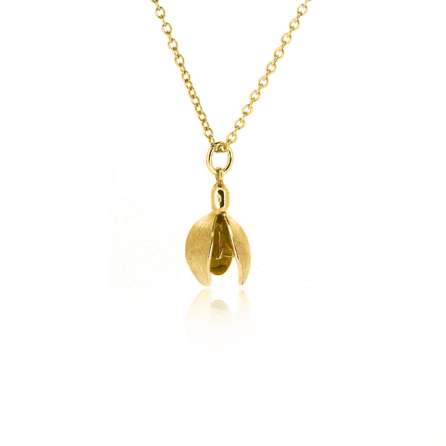 Snowdrop Necklace - Yellow Gold Vermeil Necklace