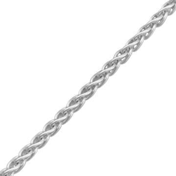 Spiga Chain - Sterling Silver - 20 Inch (50cm) Length
