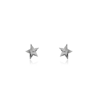 Star Tiny Stud Earrings - Sterling Silver Stud Earrings