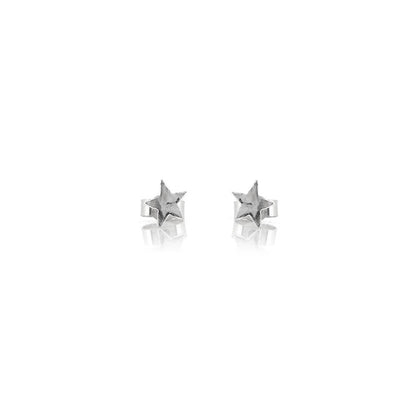 Star Tiny Stud Earrings - Sterling Silver Stud Earrings