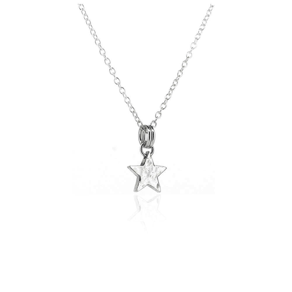 Star Small Necklace - Sterling Silver Necklace
