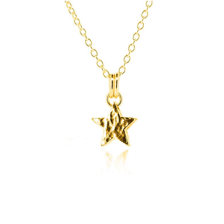 Star Small Necklace - Yellow Gold Vermeil Necklace