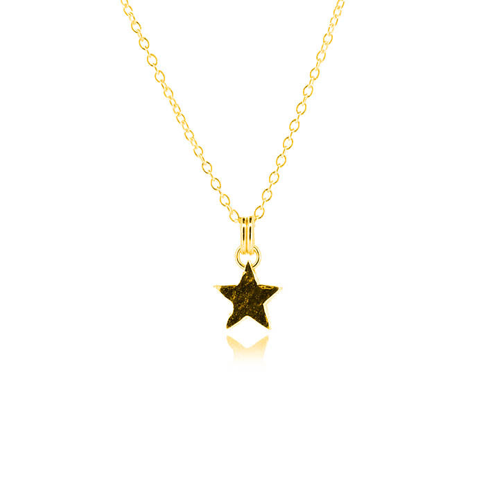 Star Small Necklace - Yellow Gold Vermeil Necklace