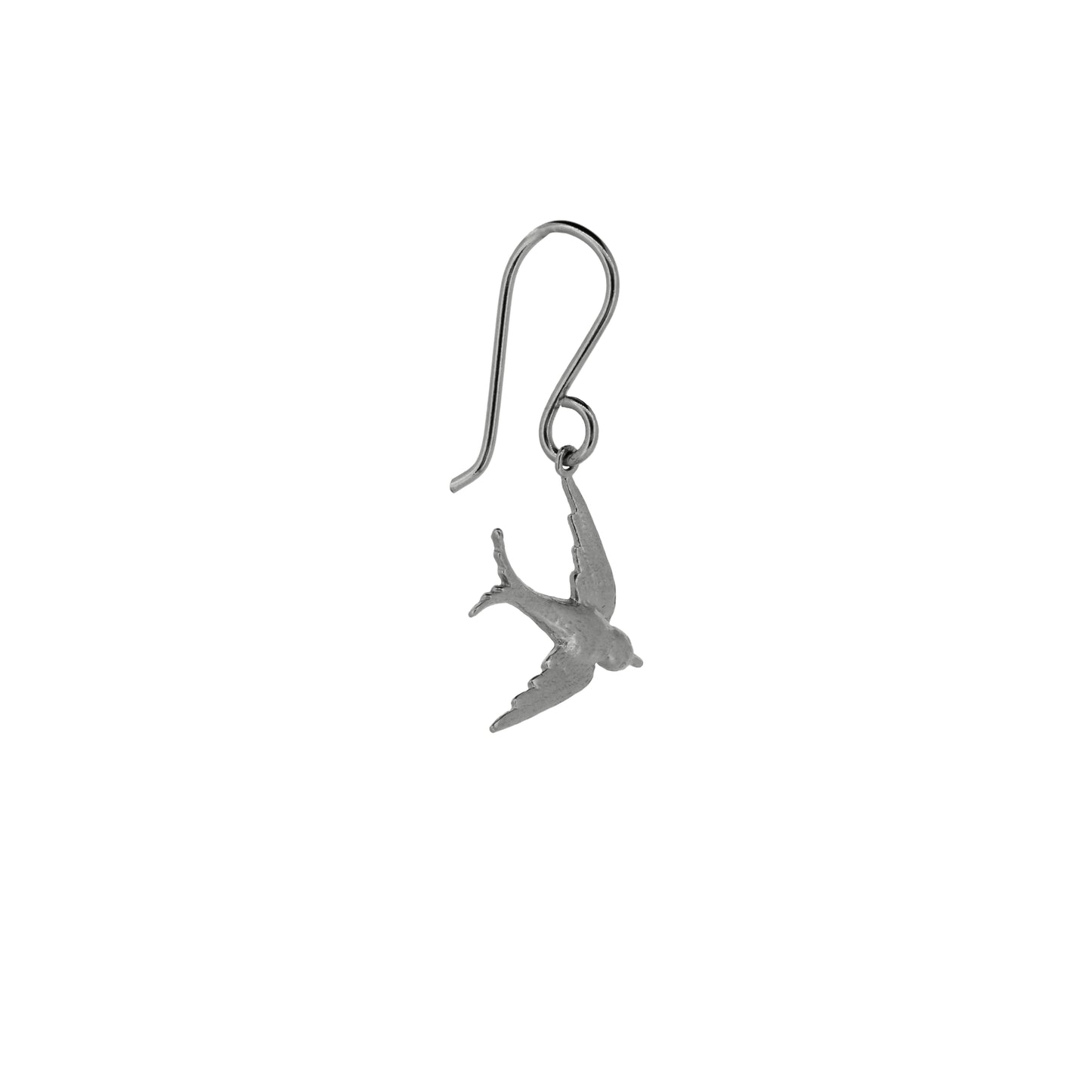 Swallow Small Drop Earrings - Sterling Silver