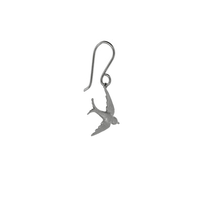 Swallow Small Drop Earrings - Sterling Silver