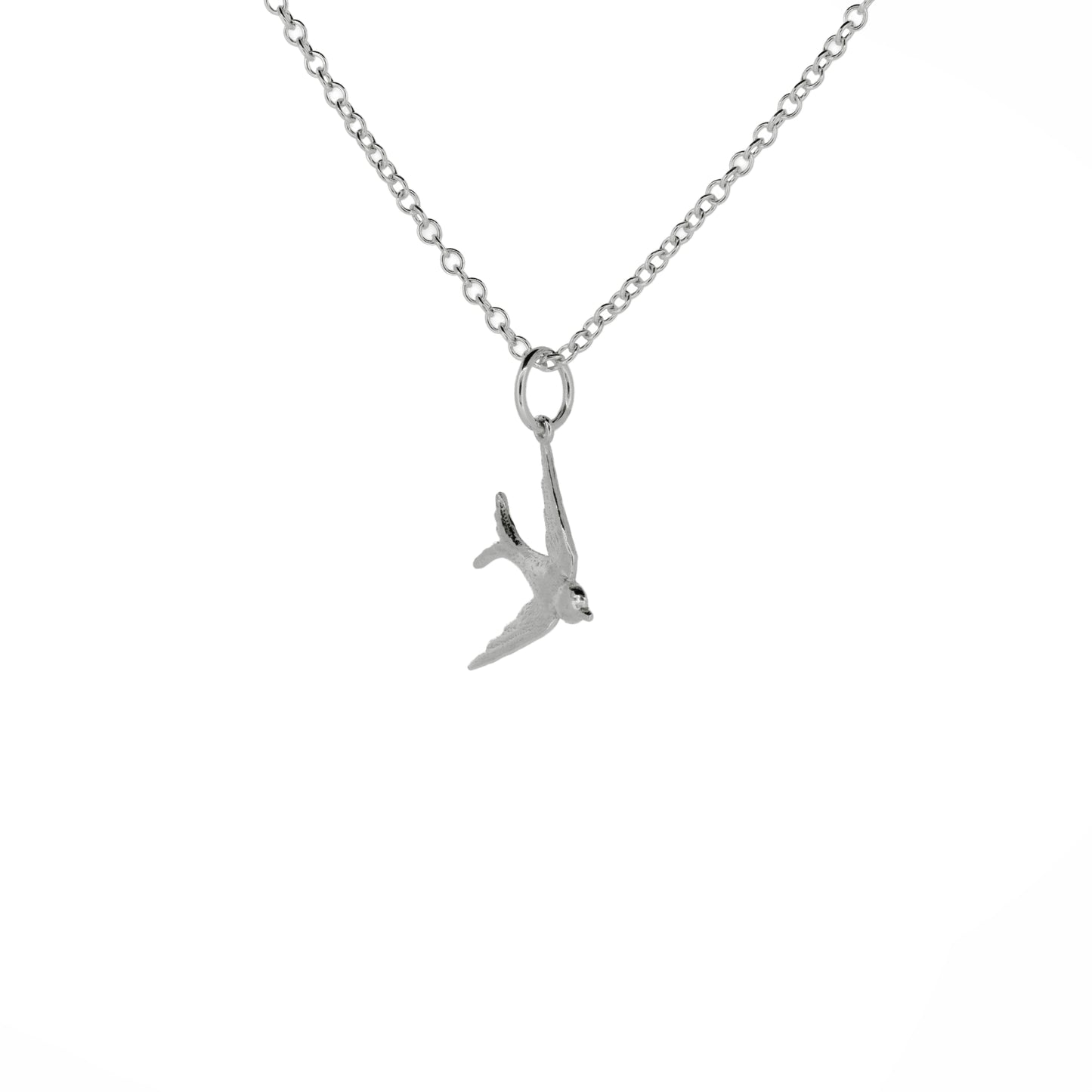 Swallow Small Necklace - Sterling Silver