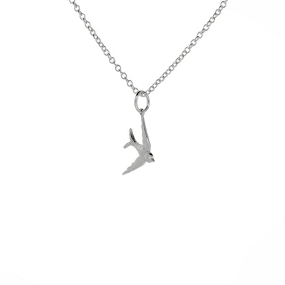 Swallow Small Necklace - Sterling Silver