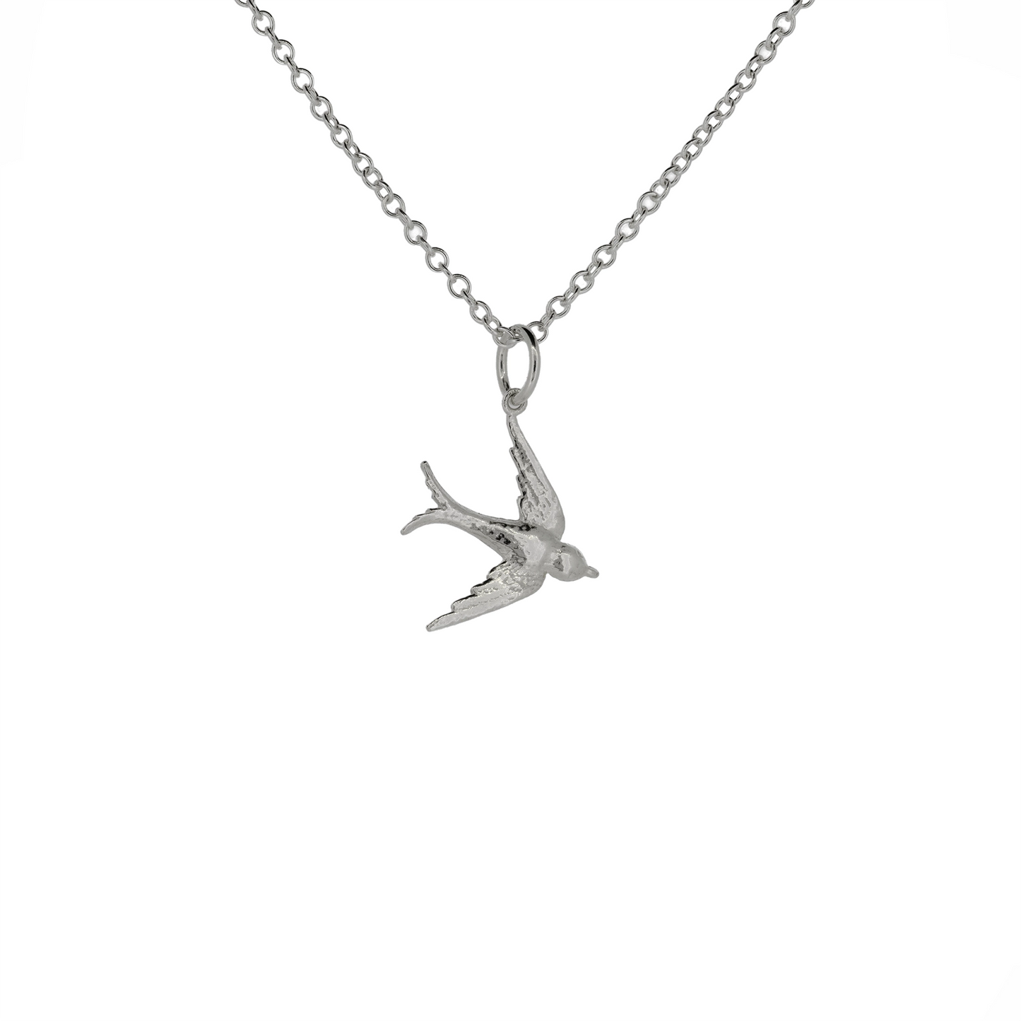 Swallow Small Necklace - Sterling Silver