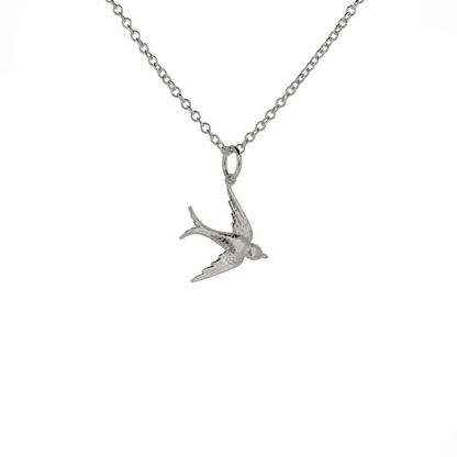 Swallow Small Necklace - Sterling Silver