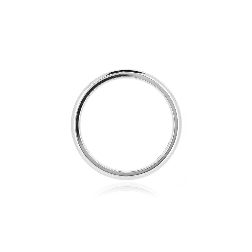 Court Profile 2mm Band Ring - Sterling Silver Rings