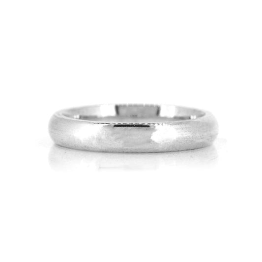 Court Profile 4mm Band Ring - Sterling Silver Rings