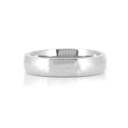 Court Profile 5mm Band Ring - Sterling Silver Rings