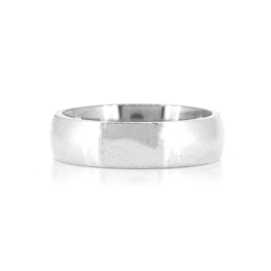 Court Profile 6mm Band Ring - Sterling Silver Rings