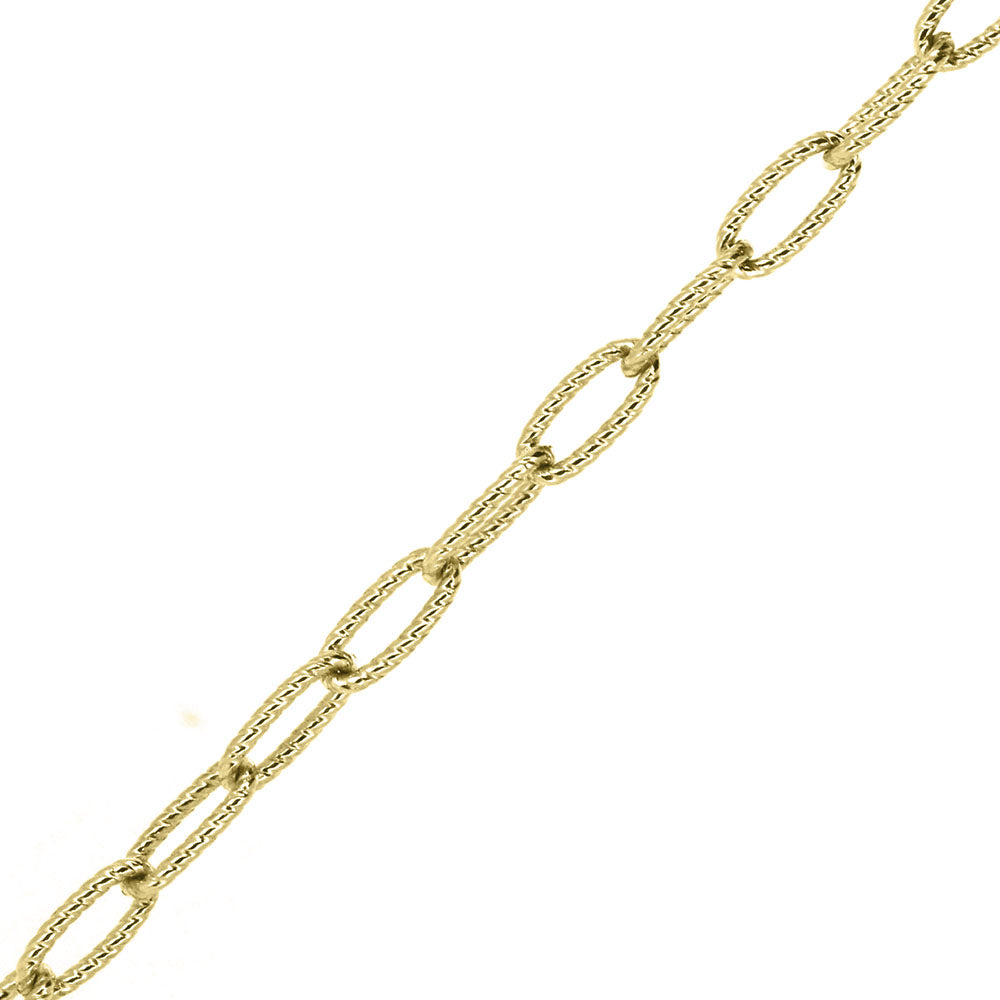 Twisted Trace Chain Bracelet - Yellow Gold Vermeil Bracelets
