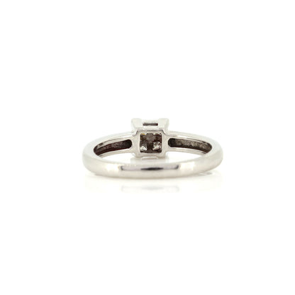 Pre-Owned - Four Stone Diamond Cluster Ring Rings