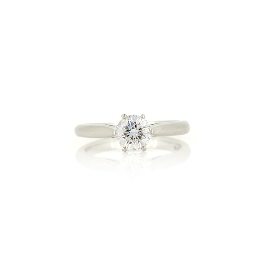 Platinum 0.61ct GIA Diamond Solitaire Ring - Pre-Owned