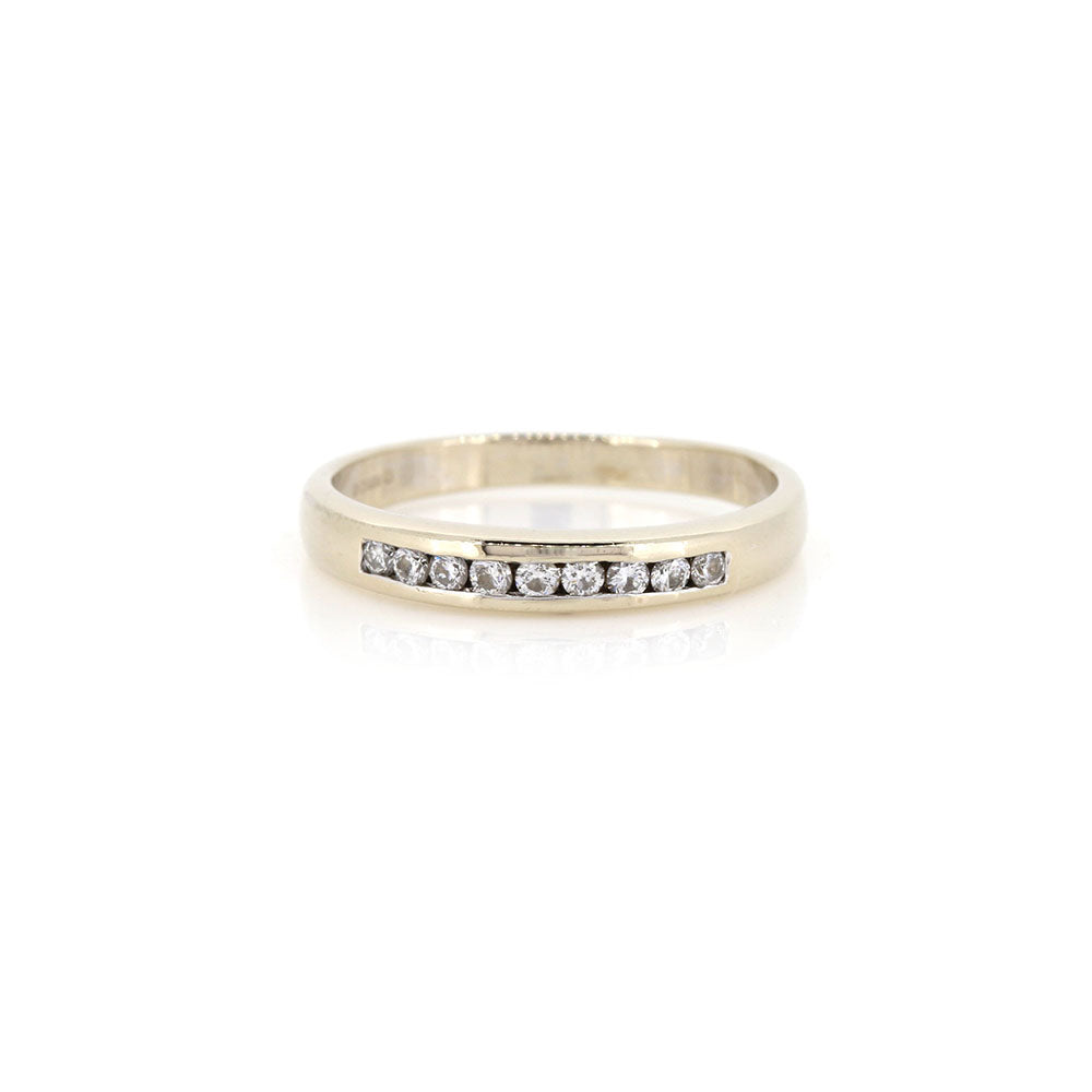 Pre-Owned - Diamond Channel Set Eternity Ring Rings