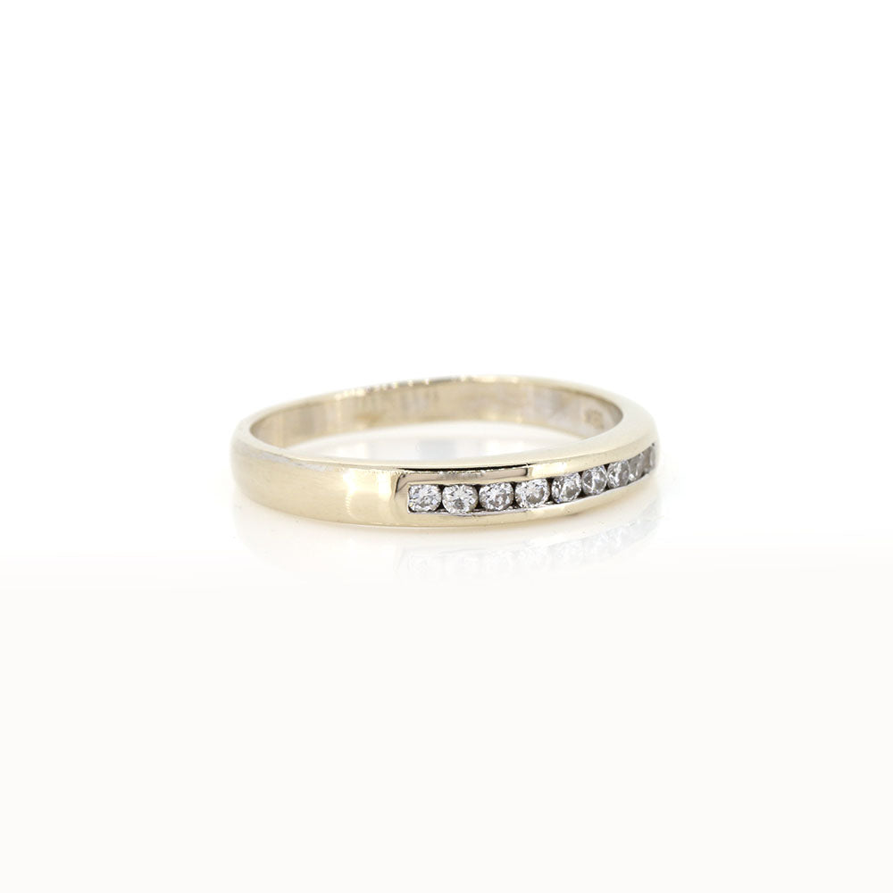 Pre-Owned - Diamond Channel Set Eternity Ring Rings