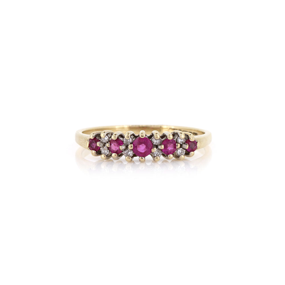 Pre-Owned - Ruby and Diamond Ring