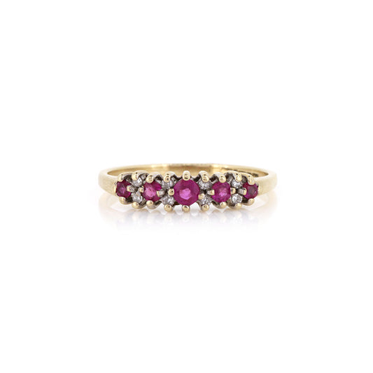 Pre-Owned - Ruby and Diamond Ring