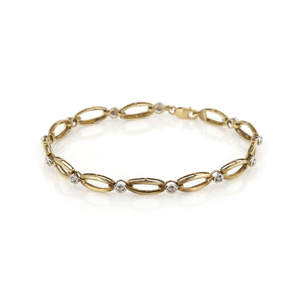 Pre-Owned - Diamond Bracelet Bracelets