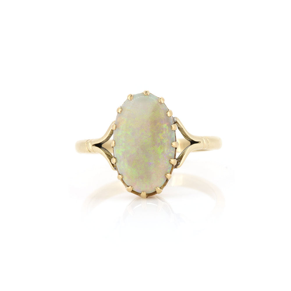 Pre-Owned - Opal Ring With Split Shoulders