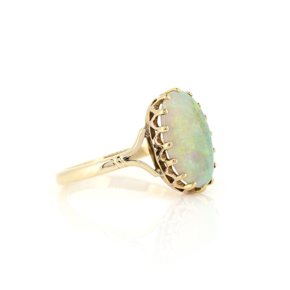 Pre-Owned - Opal Ring With Split Shoulders